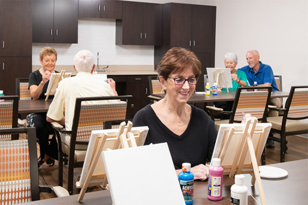 Memory care painting