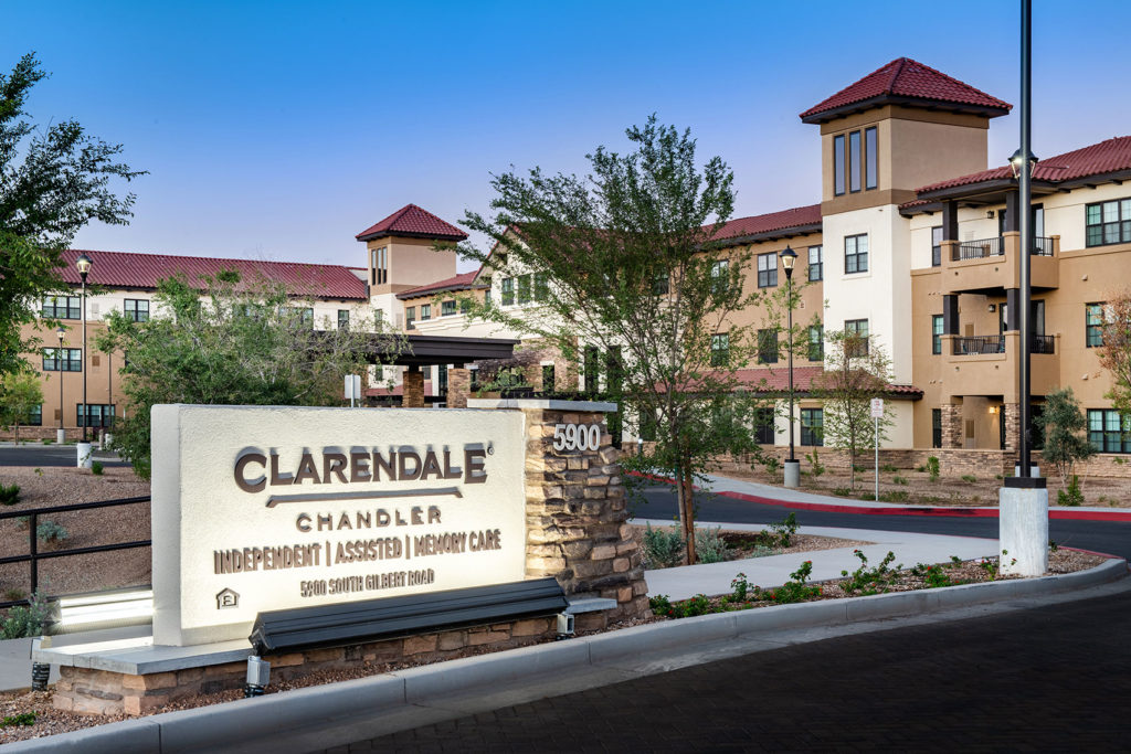 exterior of clarendale of chandler