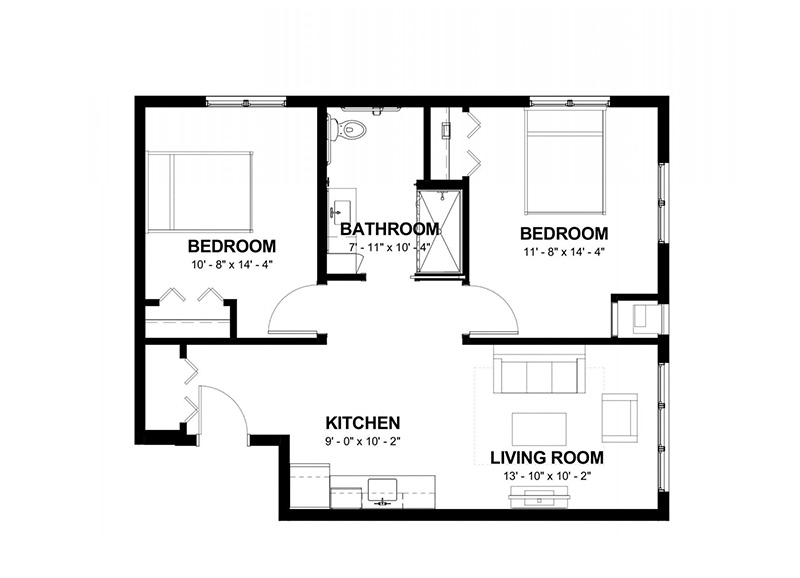 Chandler Assisted Living Floor Plan Dogwood