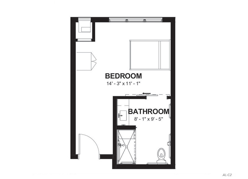 Chandler Cypress Floor Plan Memory Care